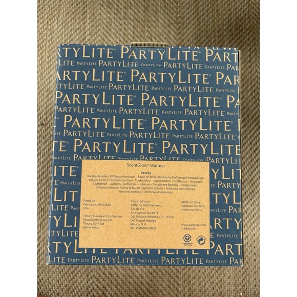 Partylite Holiday Baubles Glass Orb Plug In Candle Warmer Christmas P92702 - Picture 8 of 8